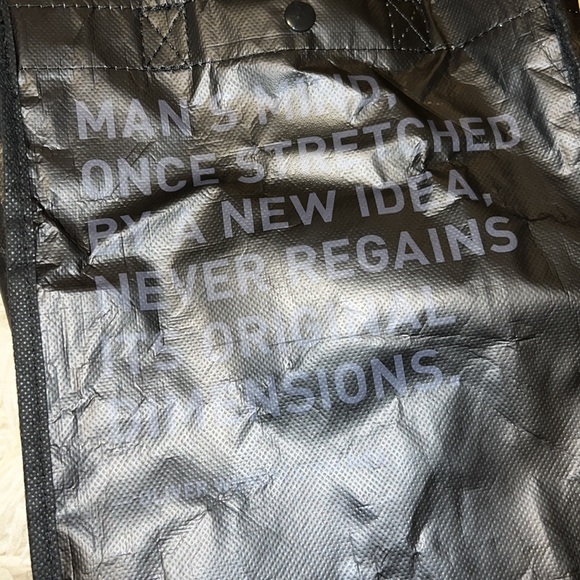 RARE SMALL LULULEMON SHOPPING BAG! Black! - Picture 2 of 3